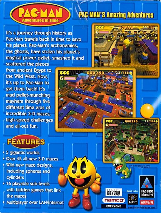 Pac-Man : Adventures in Time - Dos