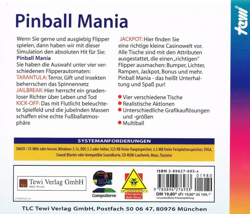 Pinball Mania dos