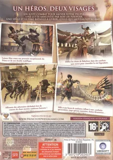 Prince of Persia : Les Deux Royaumes dos