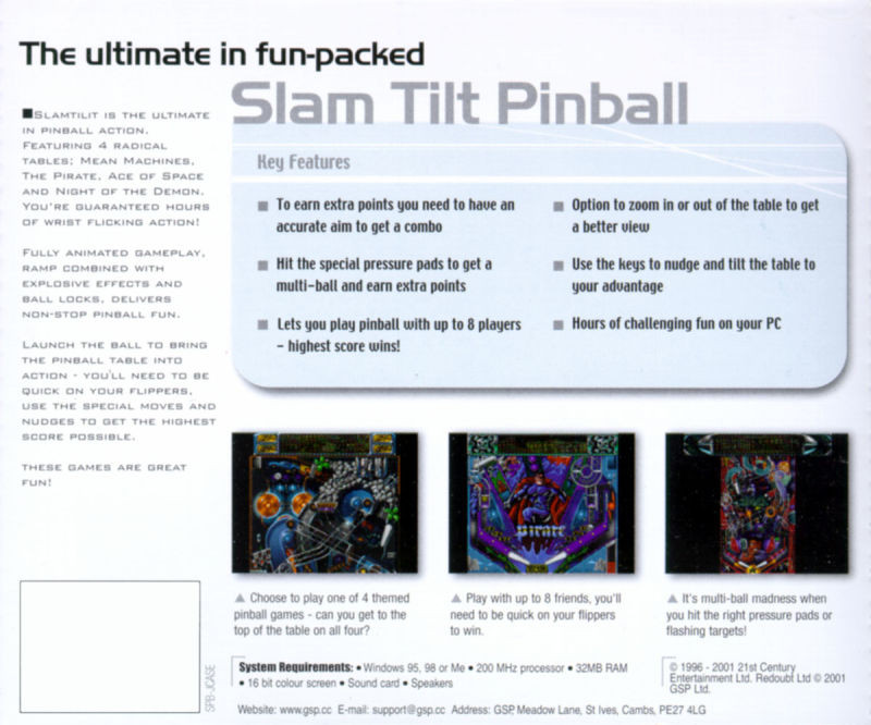 Slam Tilt Pinball dos