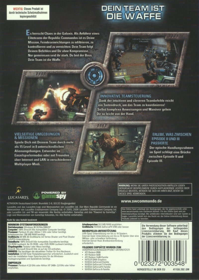 Star Wars: Republic Commando - Dos