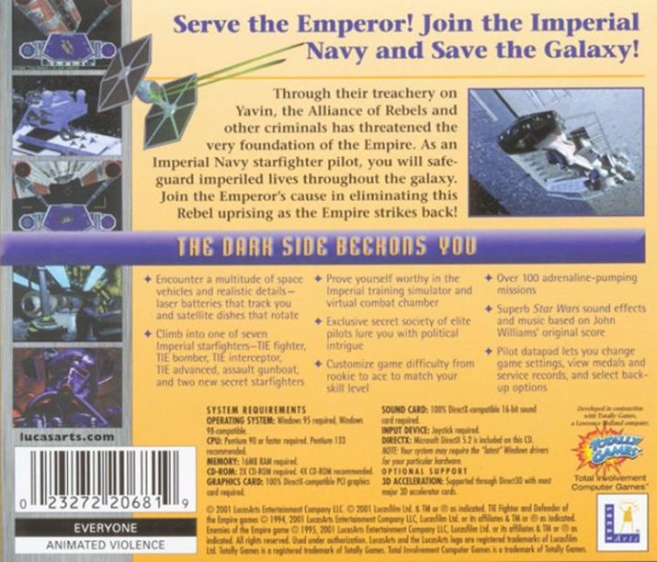 Star Wars - TIE Fighter Collector's CD - Dos