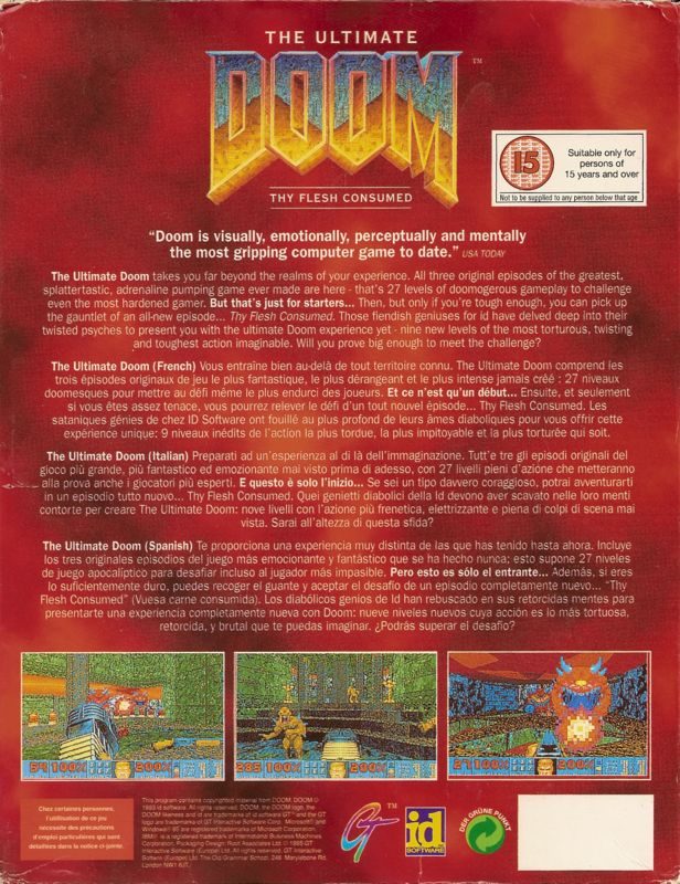 The Ultimate DOOM - Dos