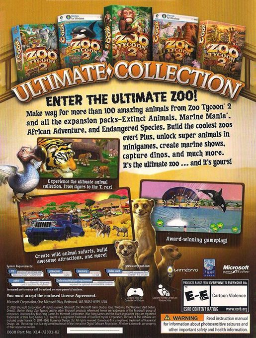 Zoo Tycoon 2: Ultimate Collection - Dos