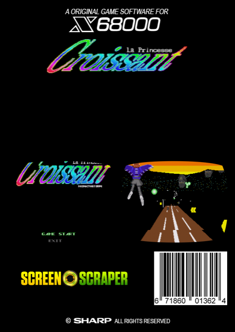 La Princesse Croissant - Dos