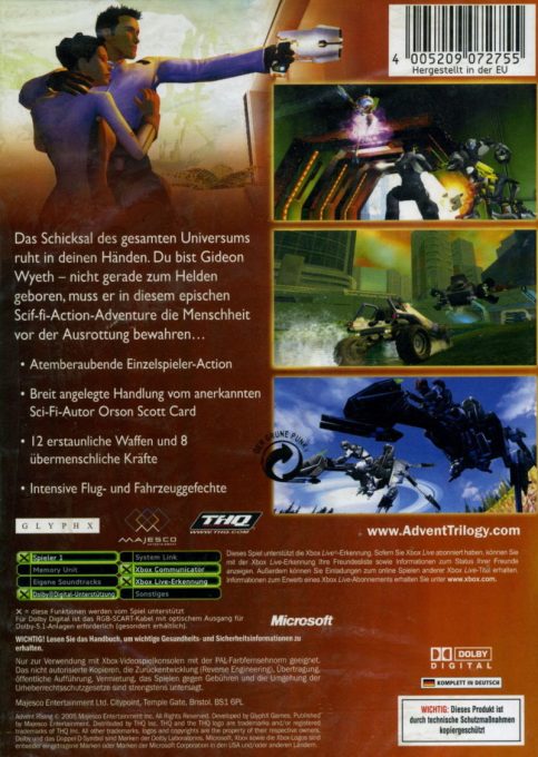 Advent Rising dos