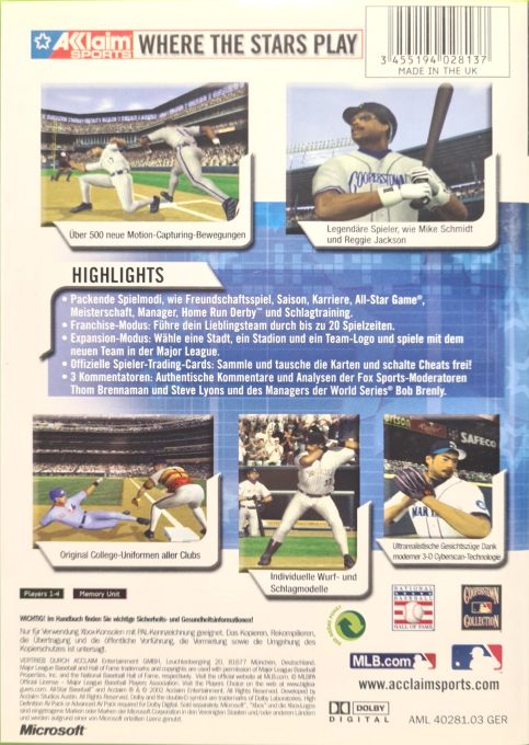 All-Star Baseball 2003 dos
