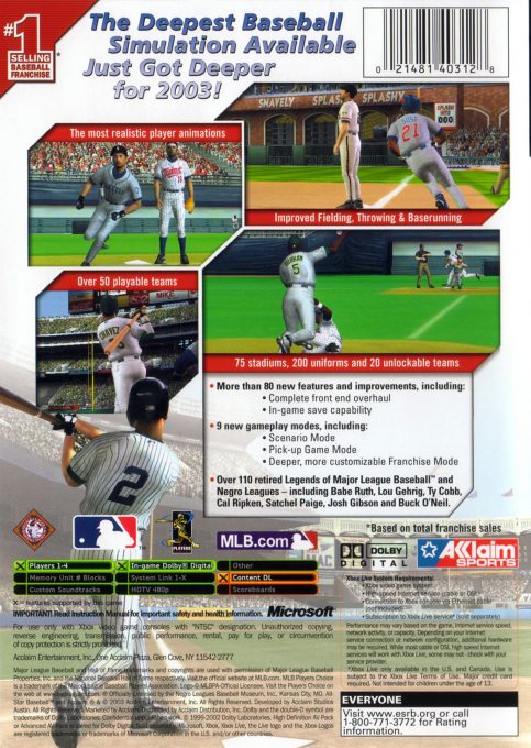 All-Star Baseball 2004 dos