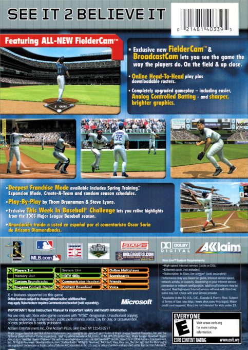 All-Star Baseball 2005 dos