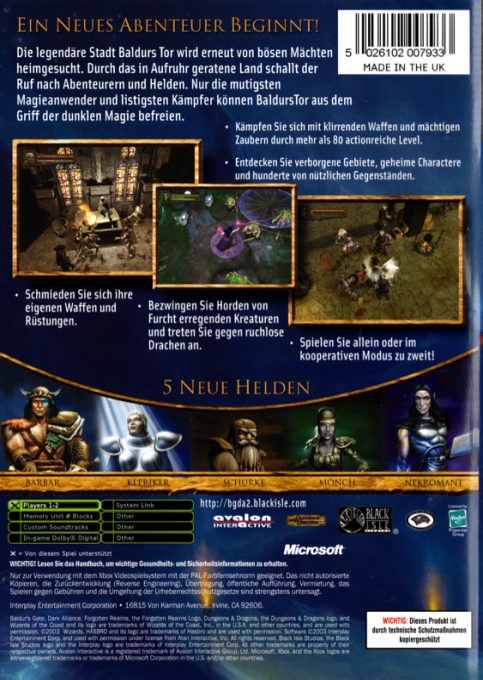Baldur's Gate : Dark Alliance II dos