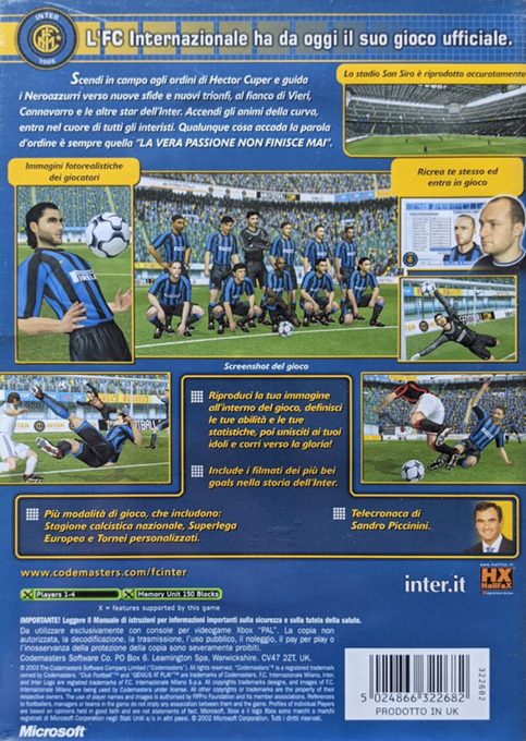 Club Football 2005 - FC Internazionale dos