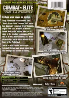 Combat Elite : WWII Paratroopers dos