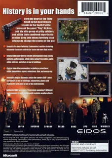 Commandos 2 : Men Of Courage - Dos