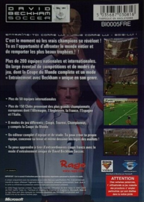 David Beckham Soccer - Dos
