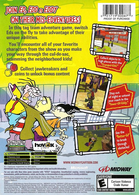 Ed, Edd n Eddy : The Mis-Edventures dos