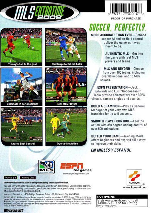 ESPN MLS ExtraTime 2002 dos