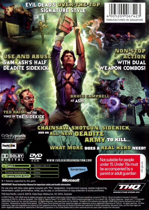 Evil Dead Regeneration dos