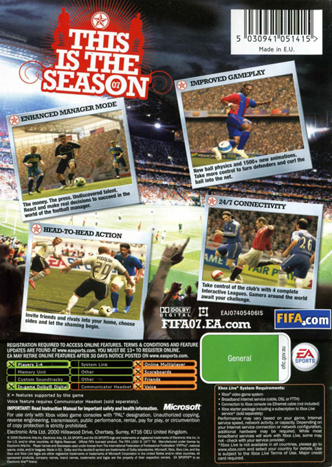 FIFA Soccer 06 - Dos