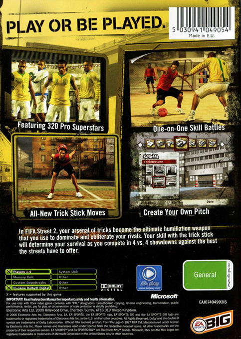 FIFA Street 2 - Dos