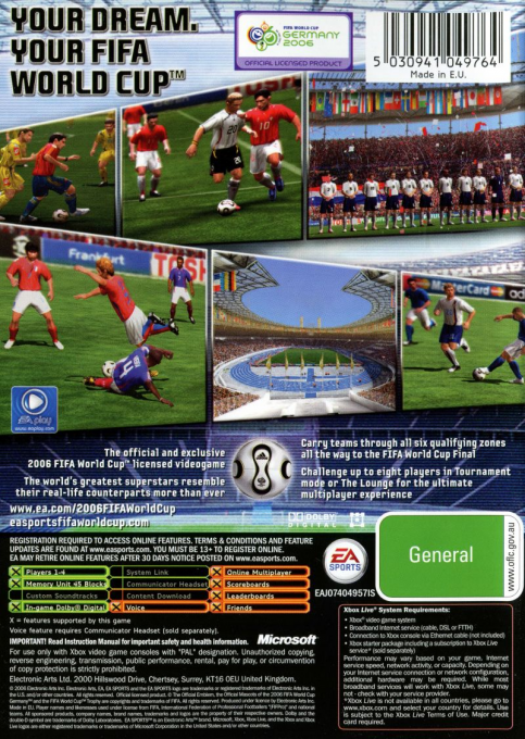 FIFA World Cup Germany 2006 dos