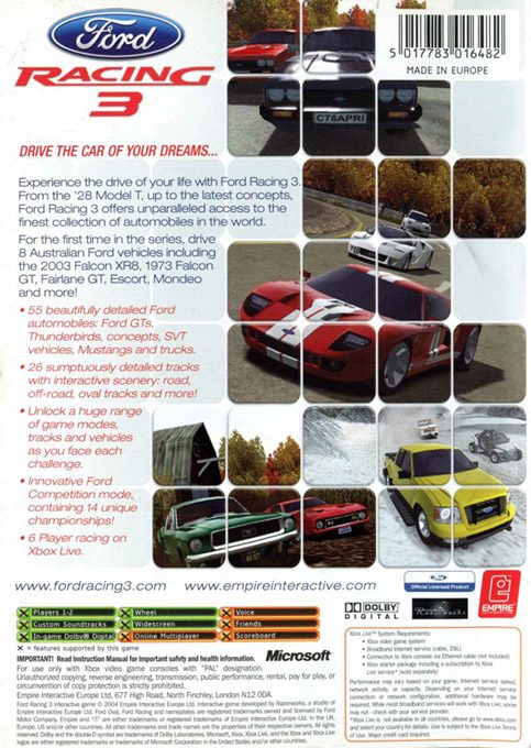 Ford Racing 3 dos