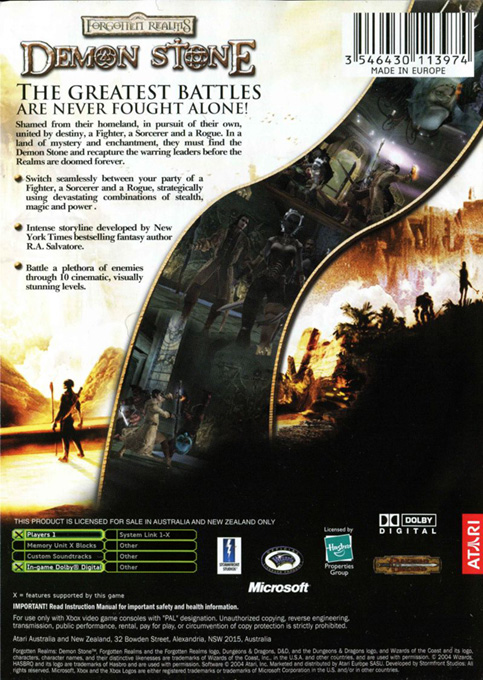 Forgotten Realms : Demon Stone - Dos