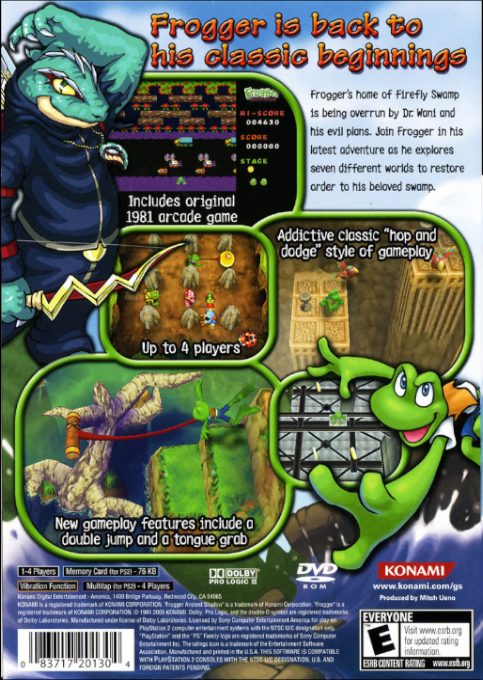 Frogger : Ancient Shadow dos