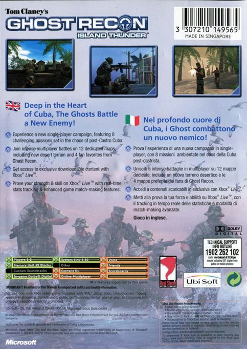 Ghost Recon : Island Thunder dos