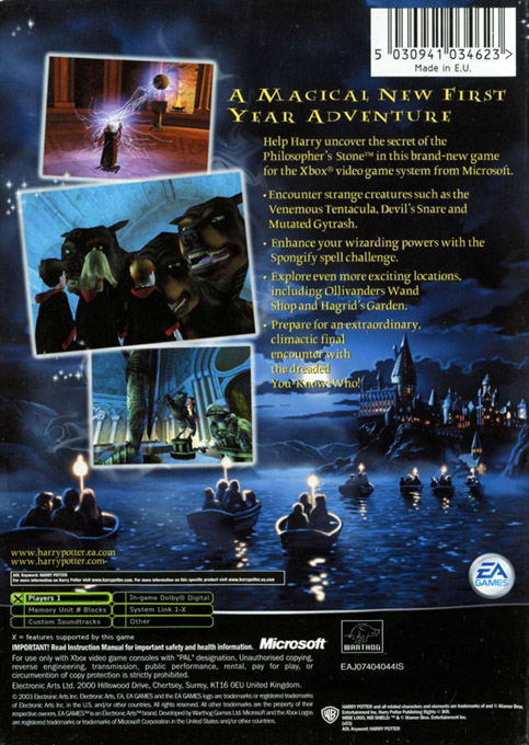 Harry Potter À L'ecole Des Sorciers - Dos