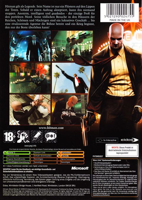 Hitman : Blood Money dos