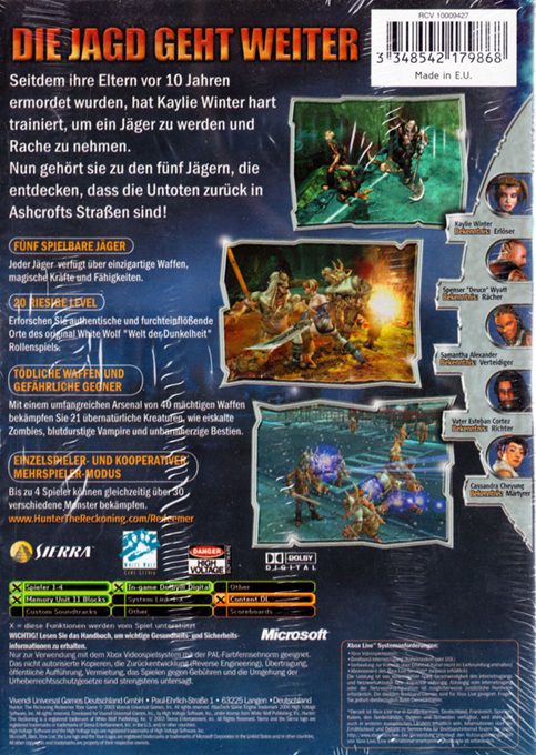 Hunter : The Reckoning Redeemer - Dos