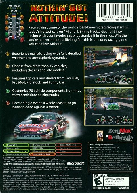 IHRA Drag Racing 2004 dos