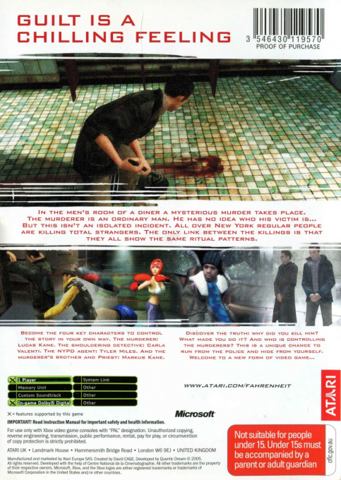 Indigo Prophecy - Dos