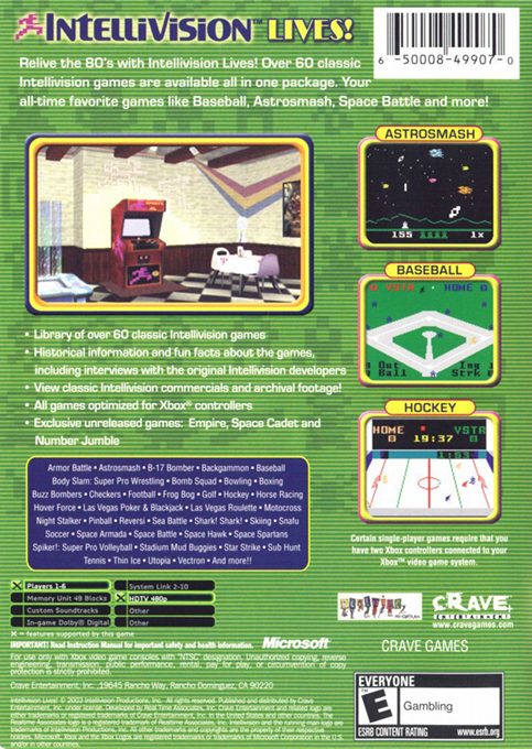 Intellivision Lives ! dos