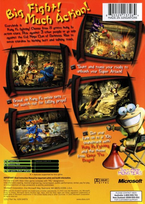 Kung Fu Chaos dos