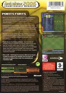 L'Entraineur Championship Manager 2006 dos