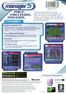 L'Entraineur Championship Manager 5 : Saison 04/05 dos