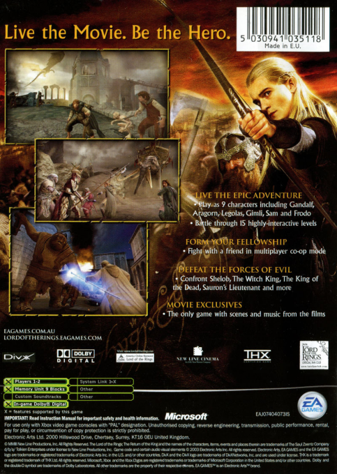 The Lord of the Rings - The Return of the King dos