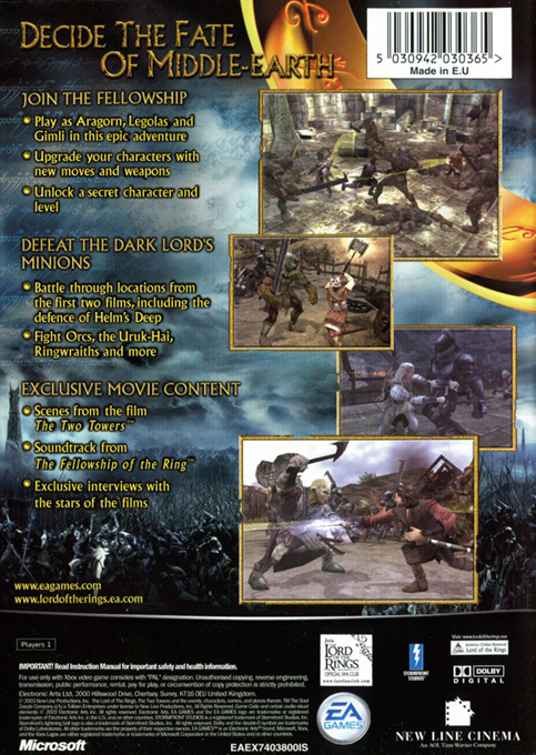 The Lord of the Rings - The Two Towers dos