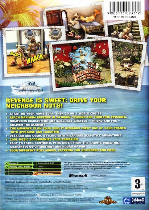 lUn voisin d'enfer! - Dos