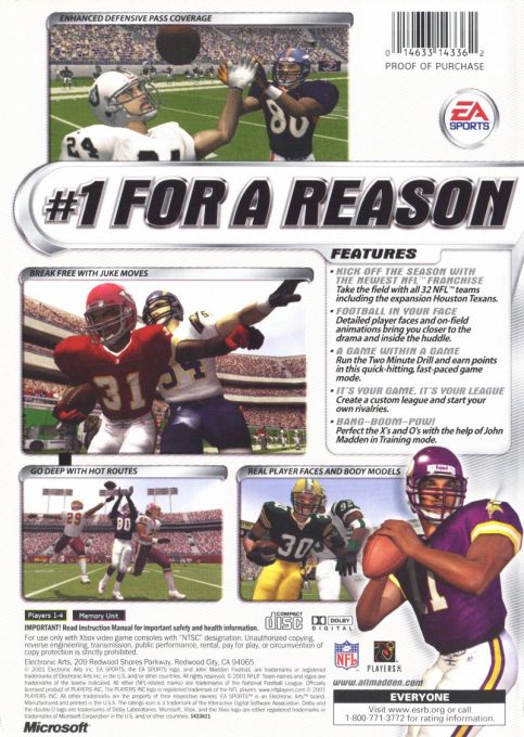 Madden NFL 2002 dos