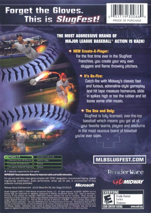 Mlb Slugfest 2006 dos