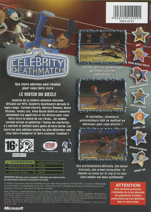 Mtv Celebrity Deathmatch - Dos