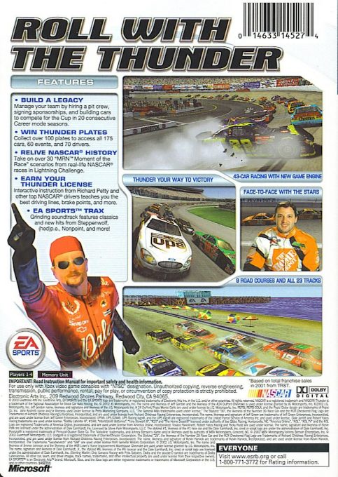 NASCAR Thunder 2003 dos