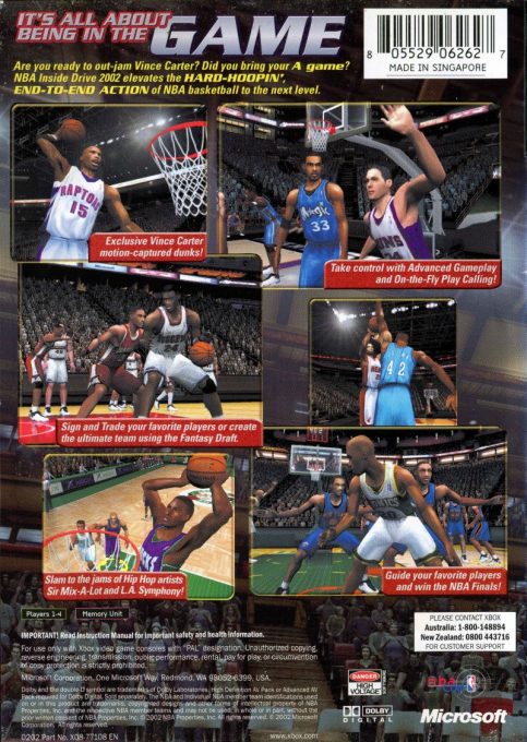 Nba Inside Drive 2002 dos