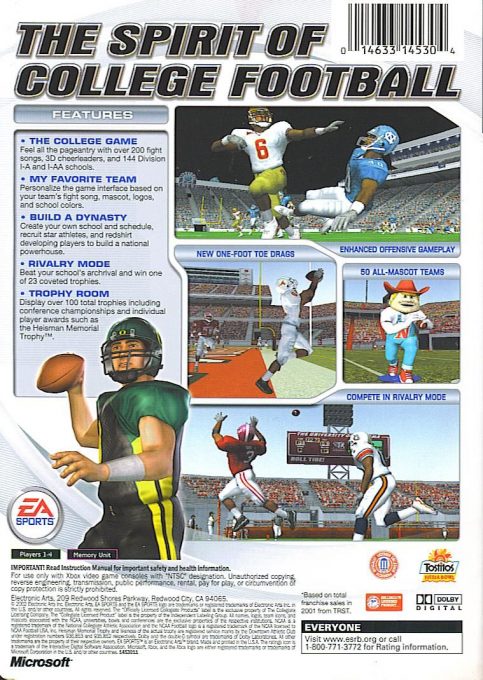 Ncaa Football 2003 dos