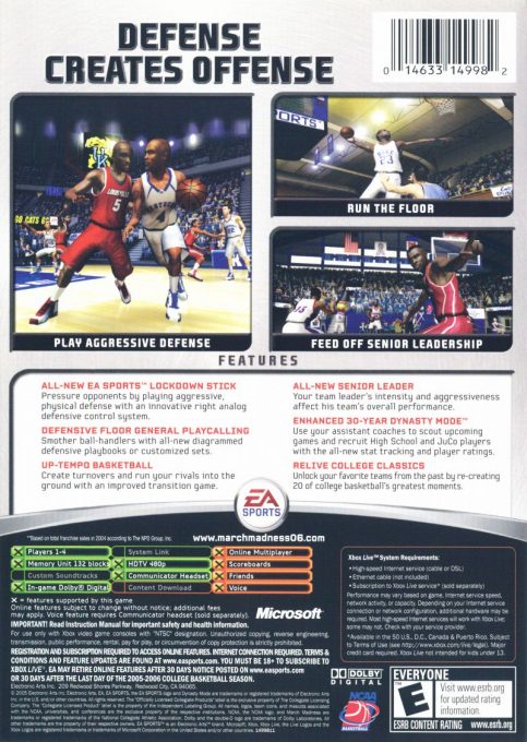 Ncaa March Madness 06 dos