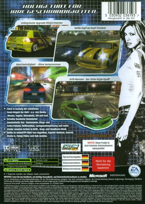 Need For Speed Underground dos
