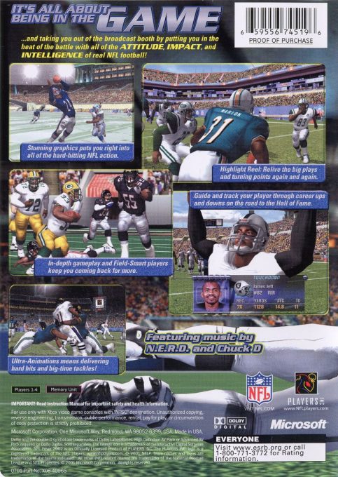 NFL Fever 2002 dos