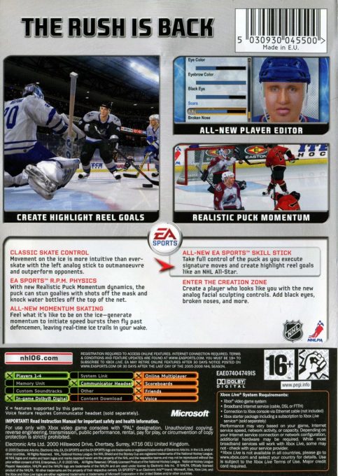 NHL 06 dos